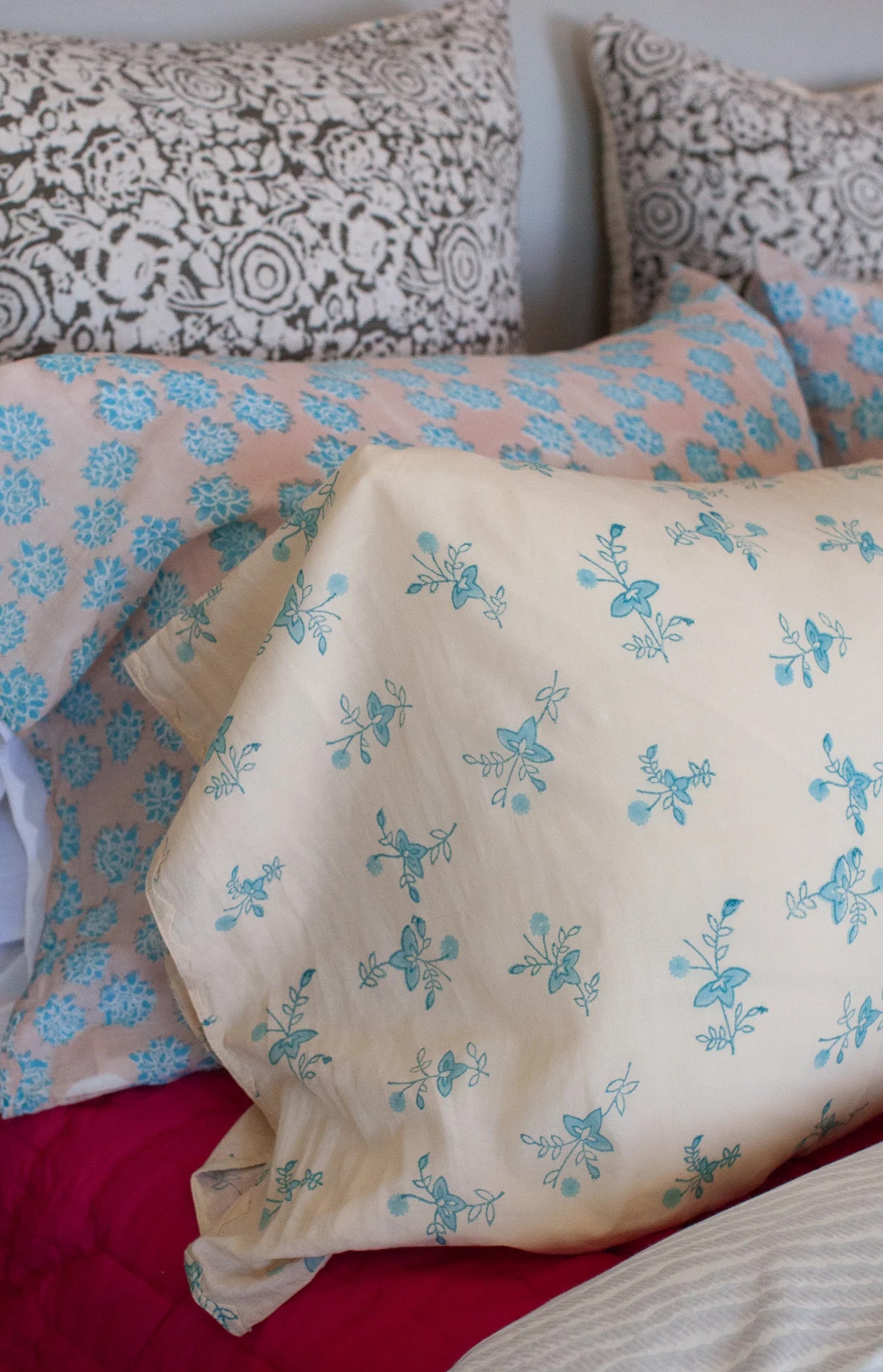 Antique Floral Pillowcases