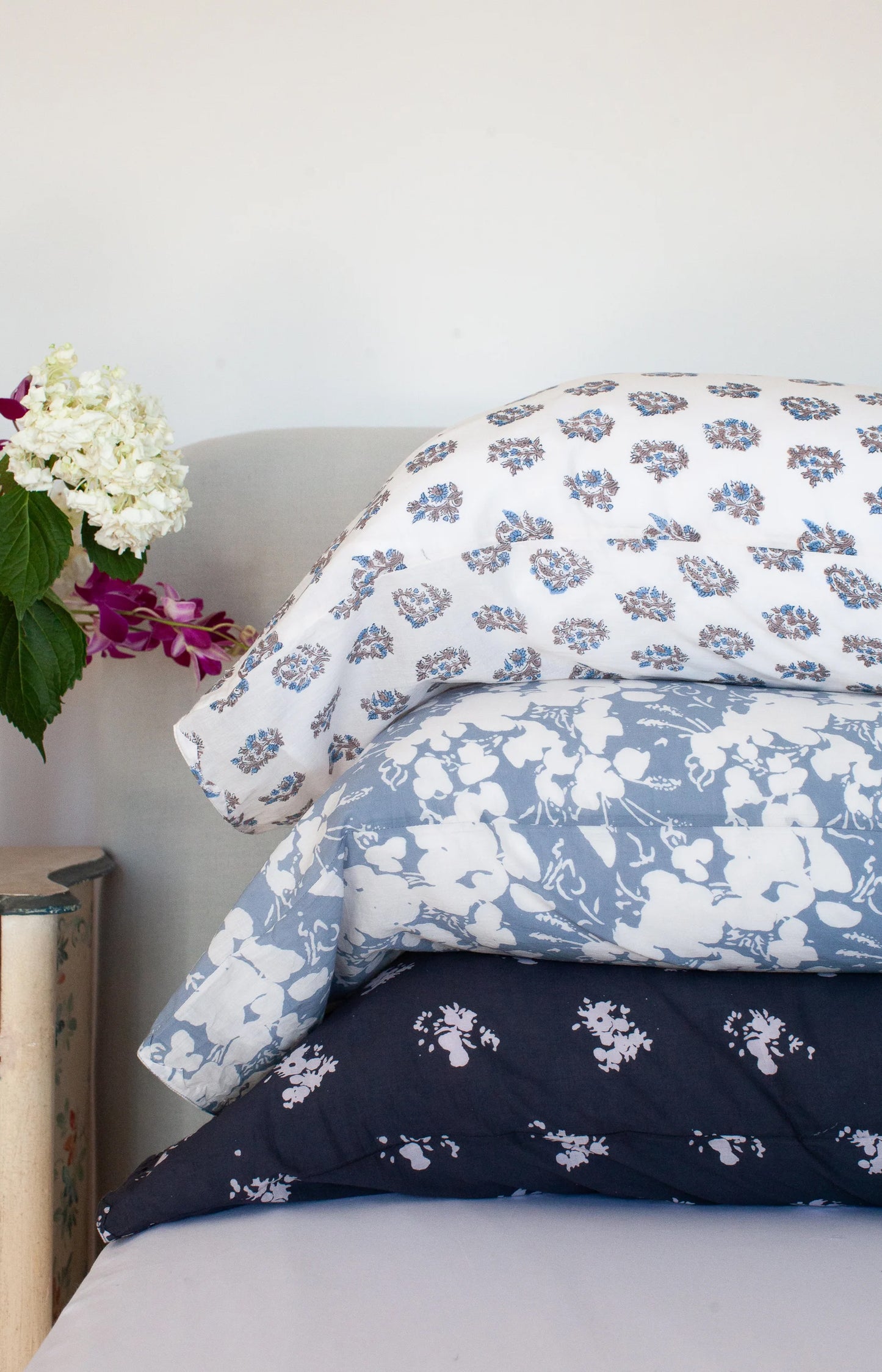 Faded Floral Pillowcases