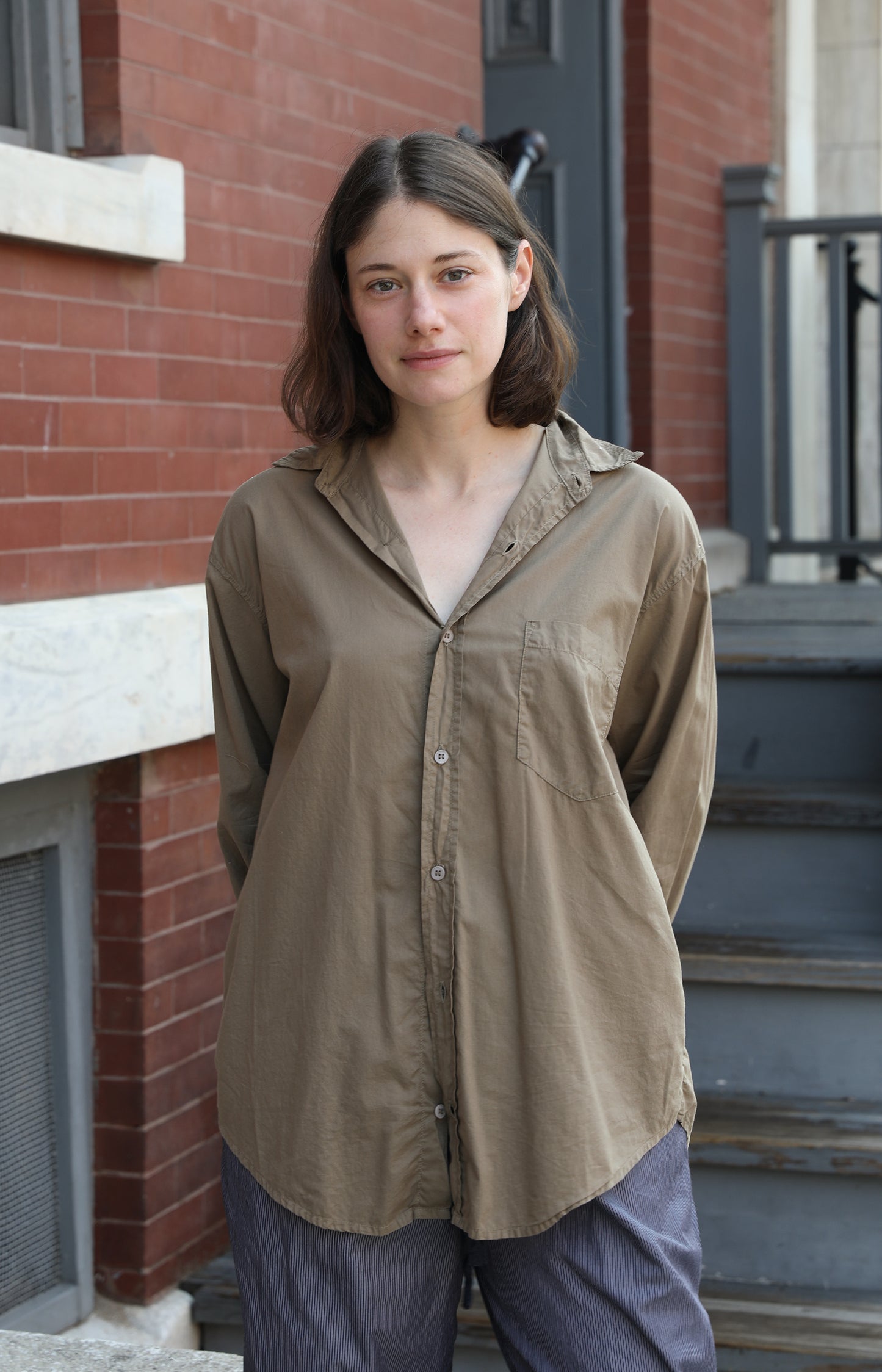 Bark Cotton Voile Shirt