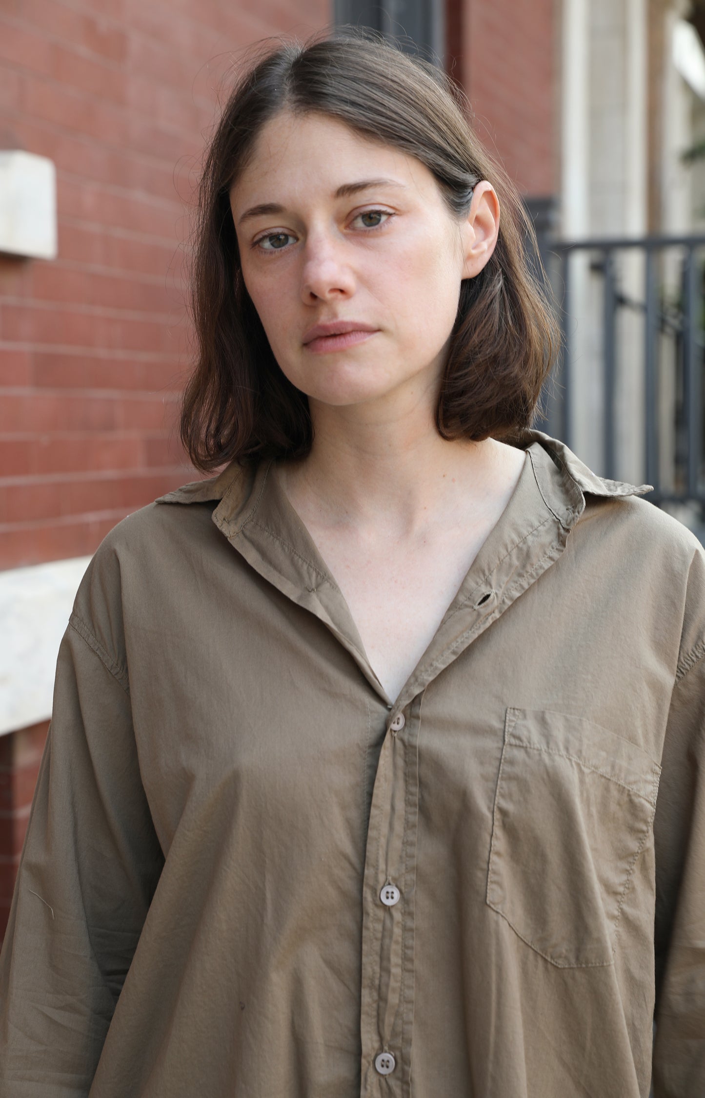 Bark Cotton Voile Shirt