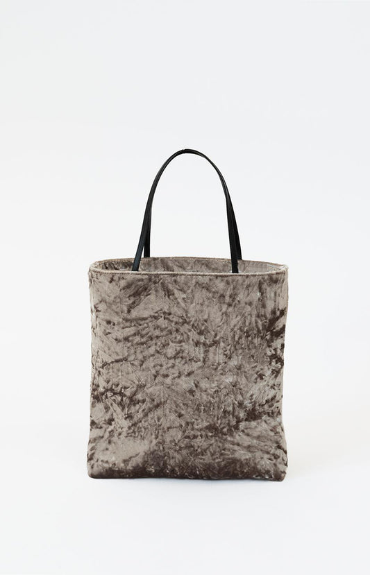 Mink Crushed Velvet Thea Bag