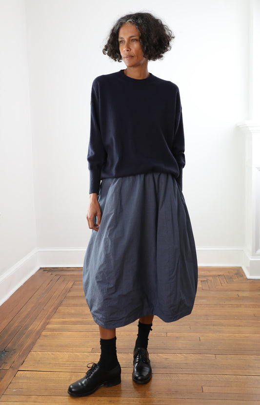 Navy Light Cashmere Pulli
