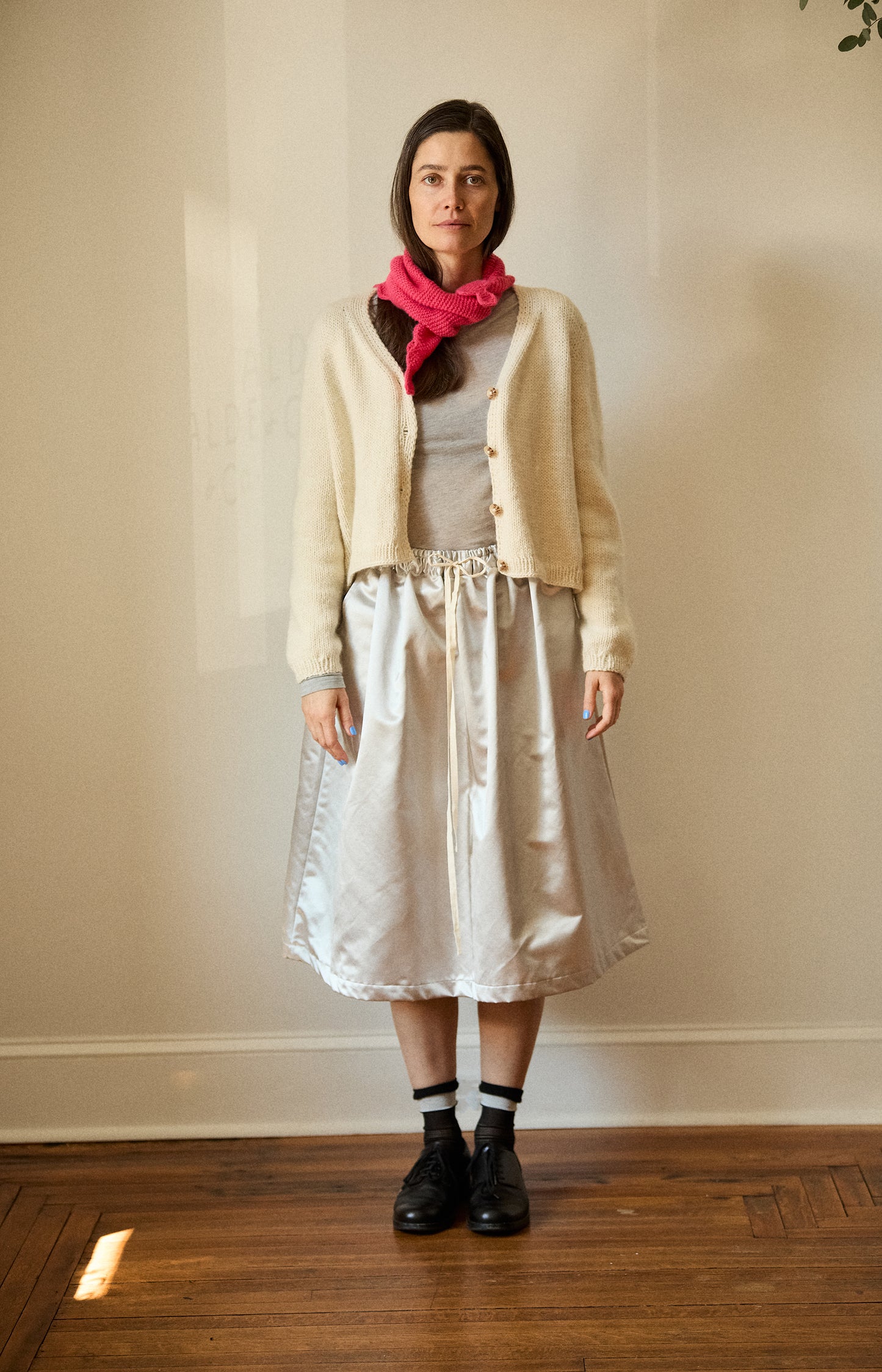 Coral Mini Ondine Scarf