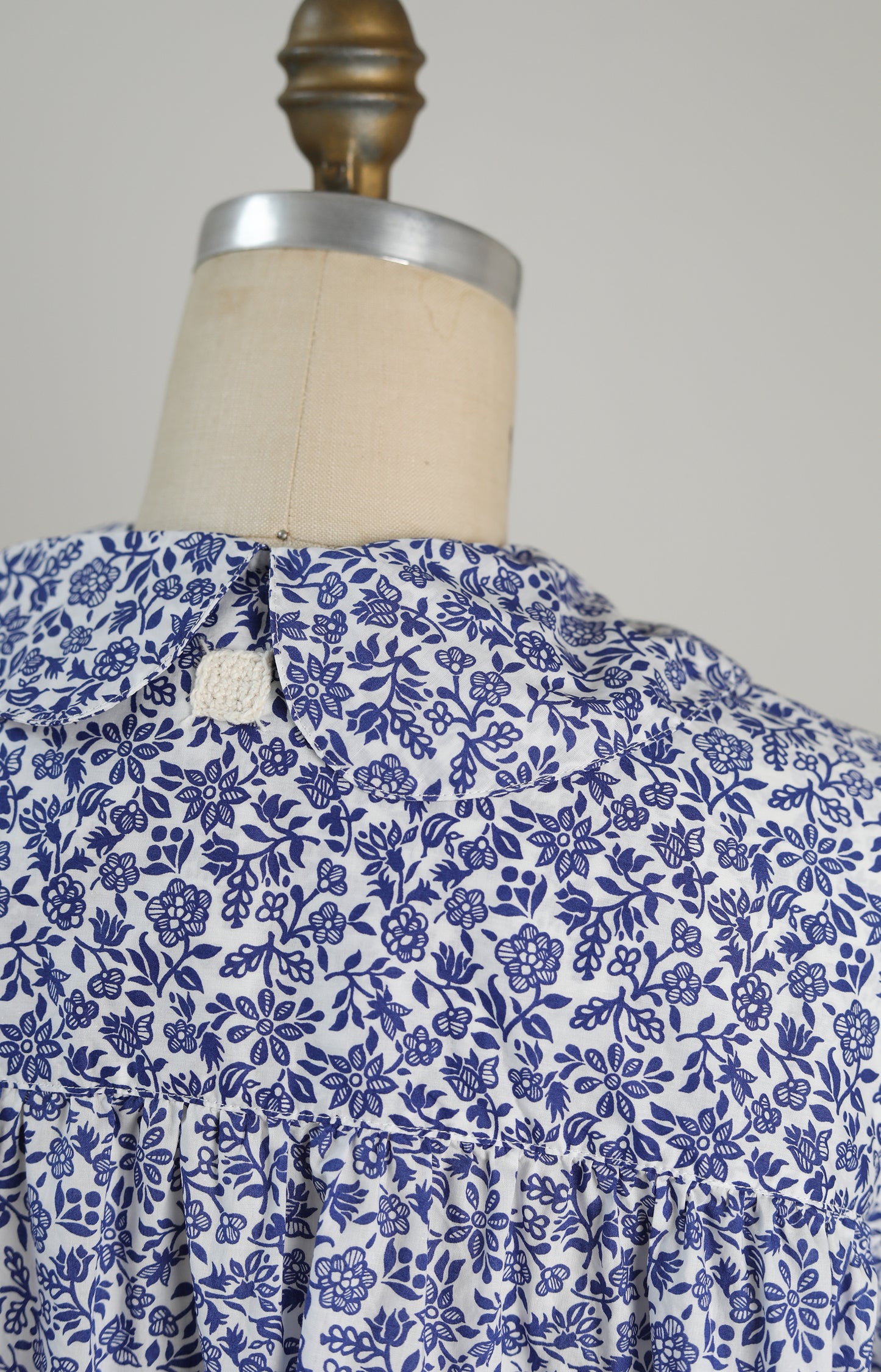 Blue Floral Sophia Shirt