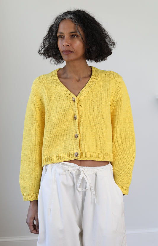 Nino Yellow Cardigan