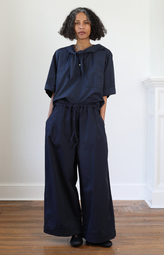 Cama Palazzo Navy Pants