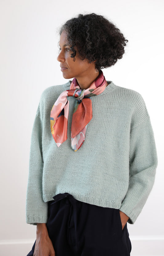 Spring Garden Foulard Scarf