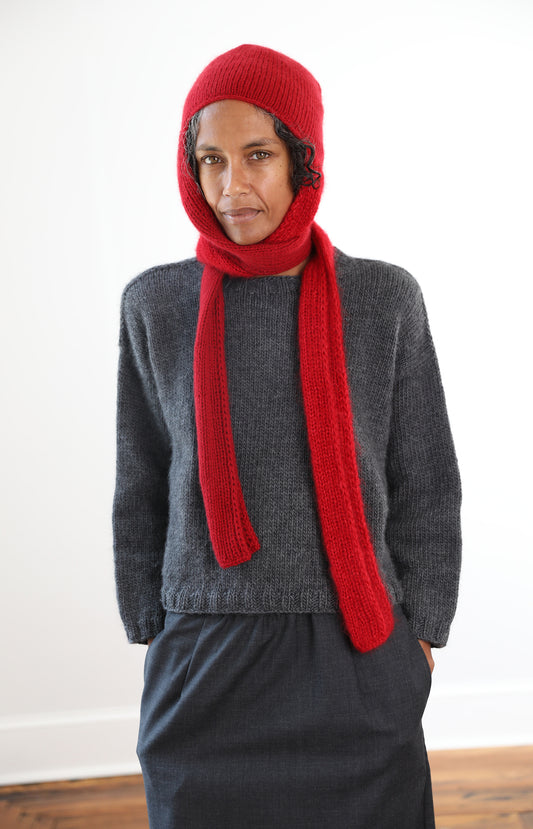 Bordeaux Muttley Hat Scarf