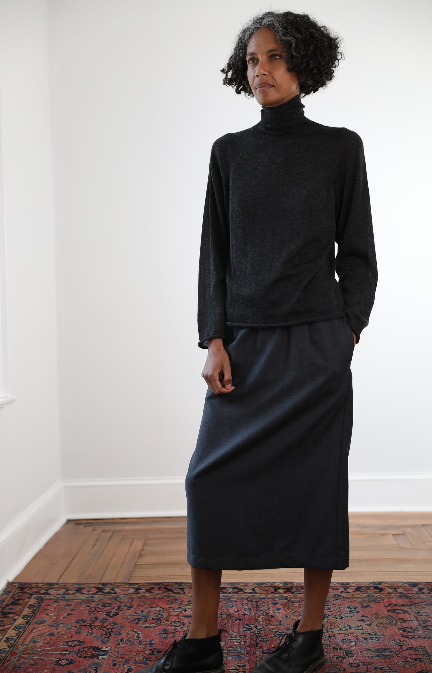 Anthracite Grey Lupo Turtleneck