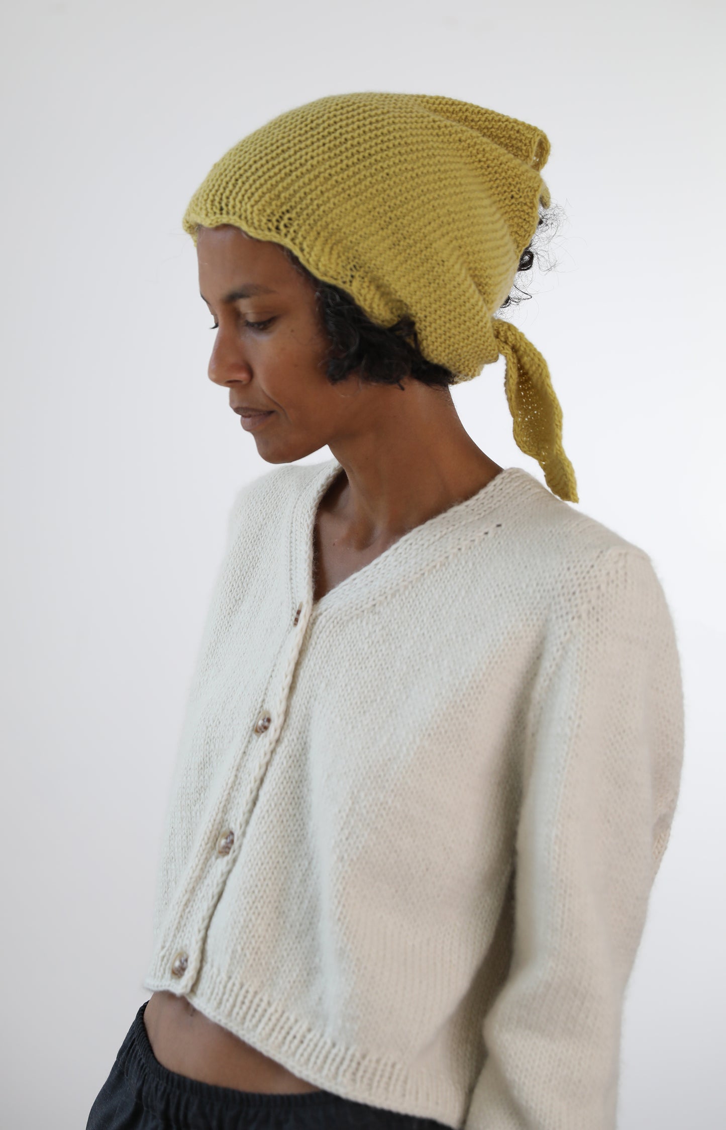 Yellow Mini Ondine Scarf