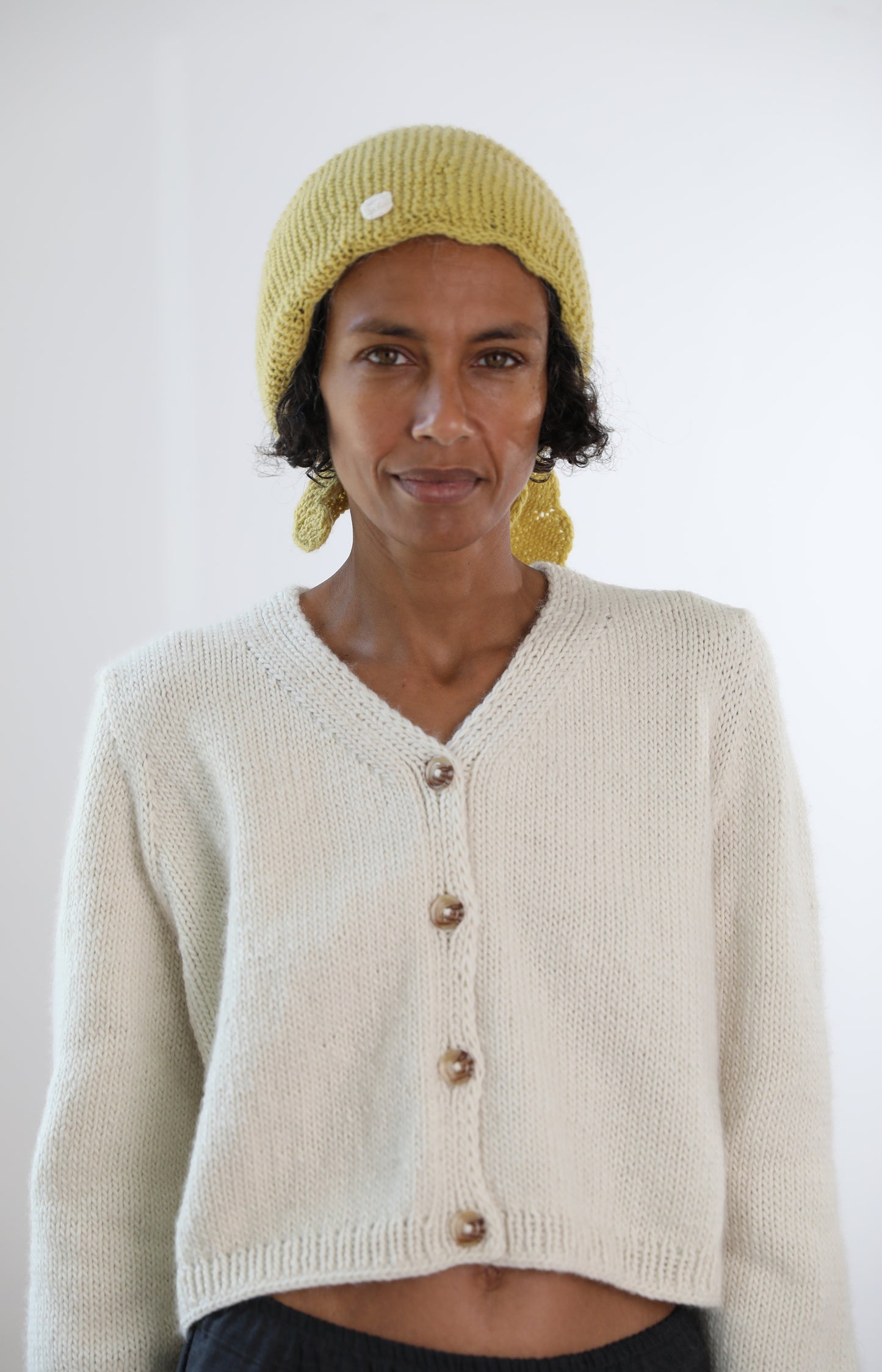 Yellow Mini Ondine Scarf