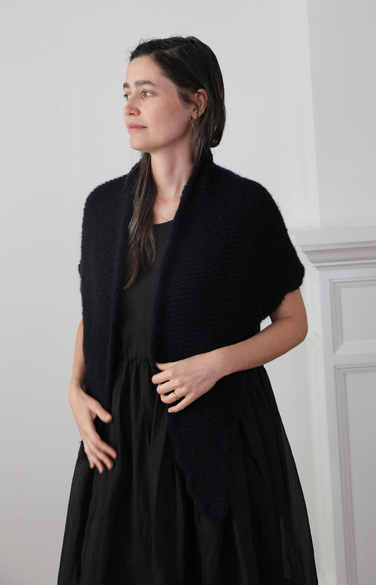 Deep Blue Ondine Scarf