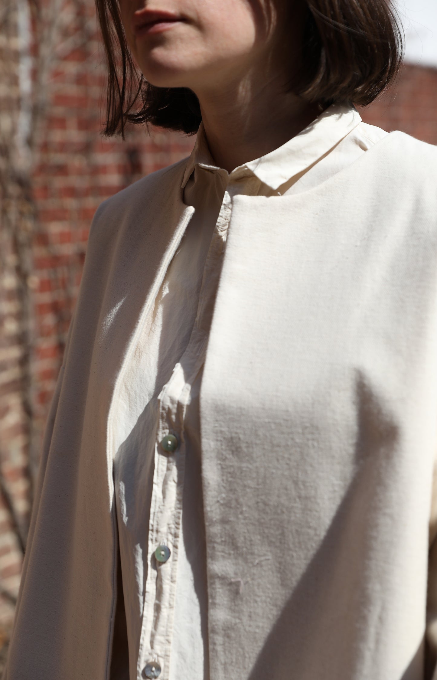 Ecru Ticca Cotton Jacket