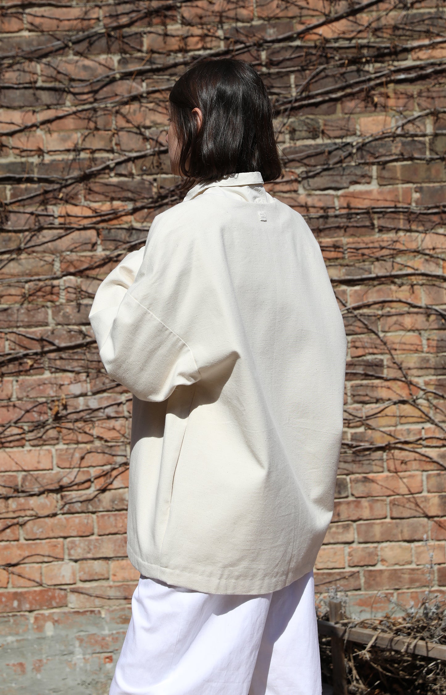 Ecru Ticca Cotton Jacket