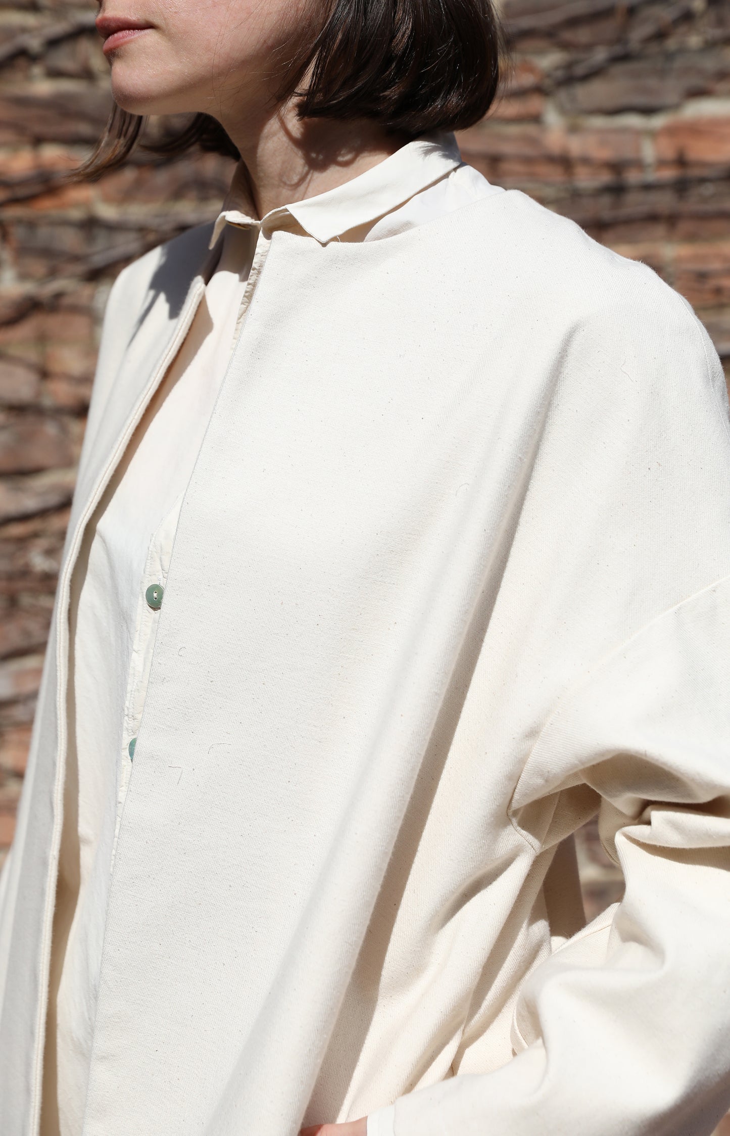 Ecru Ticca Cotton Jacket