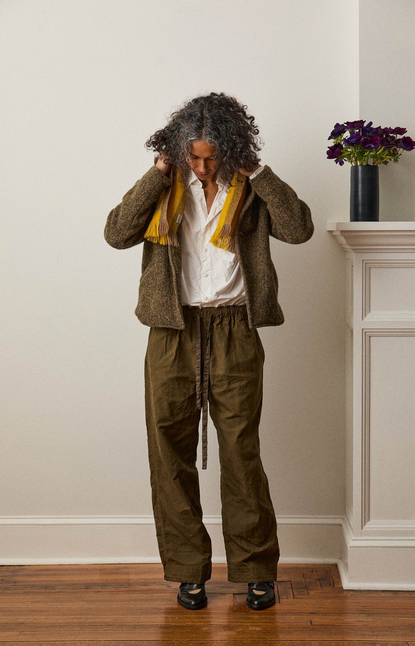 Sun Yellow Nomad Overfelt Neck Warmer