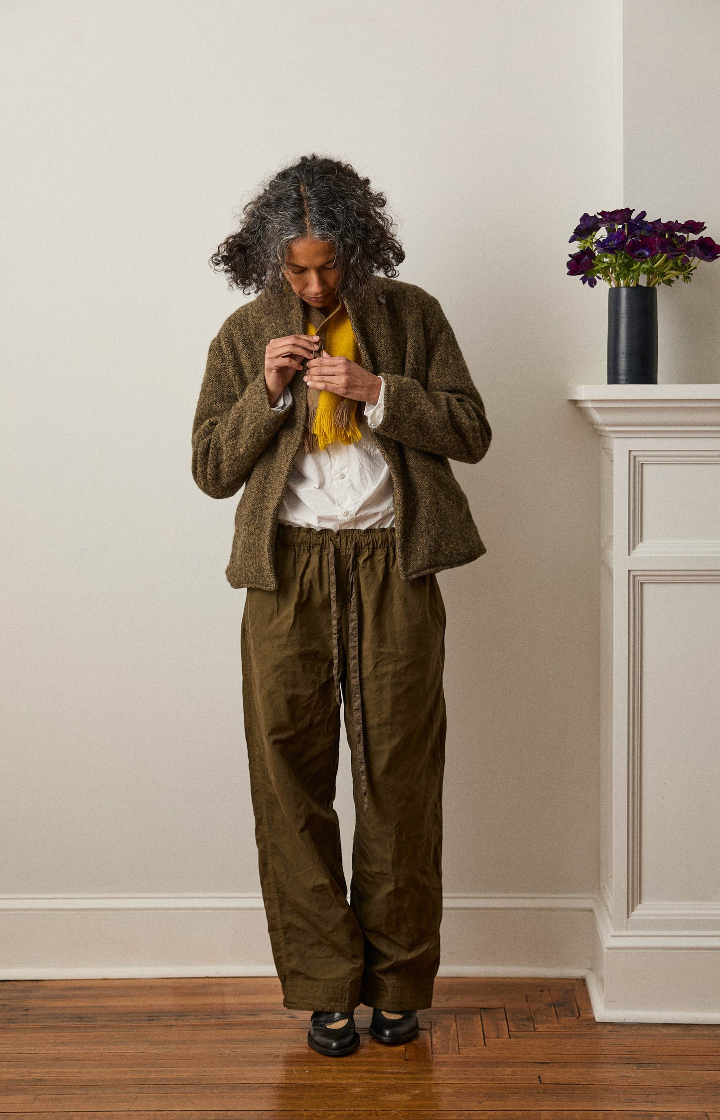 Sun Yellow Nomad Overfelt Neck Warmer