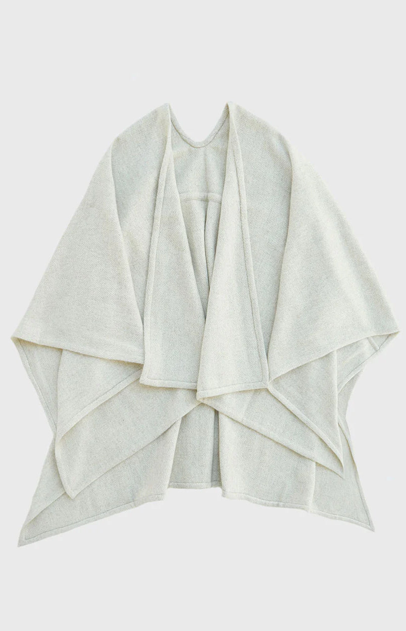 Natural Yak White Seamed Cape