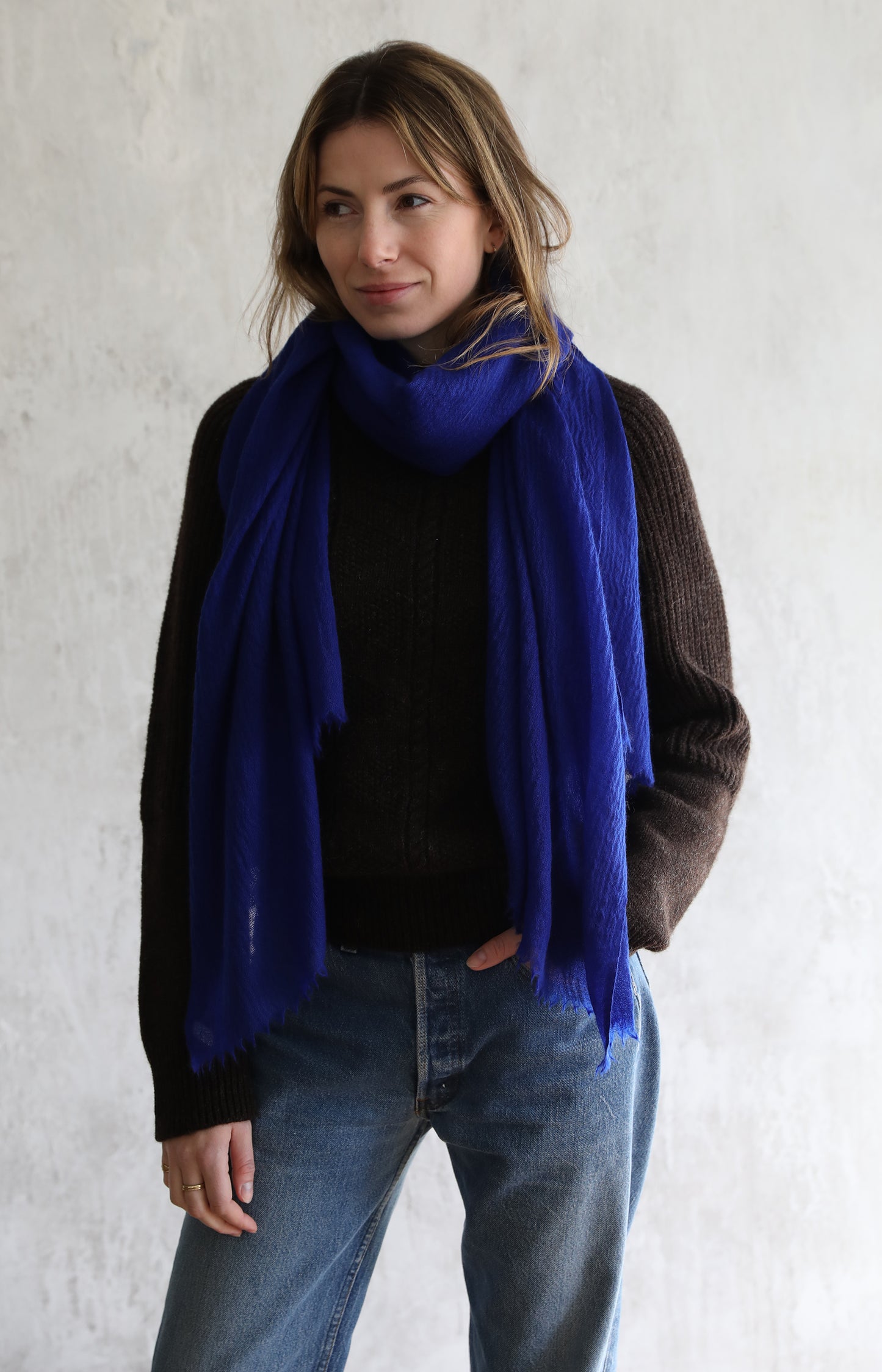 Royal Blue Prince Light Scarf