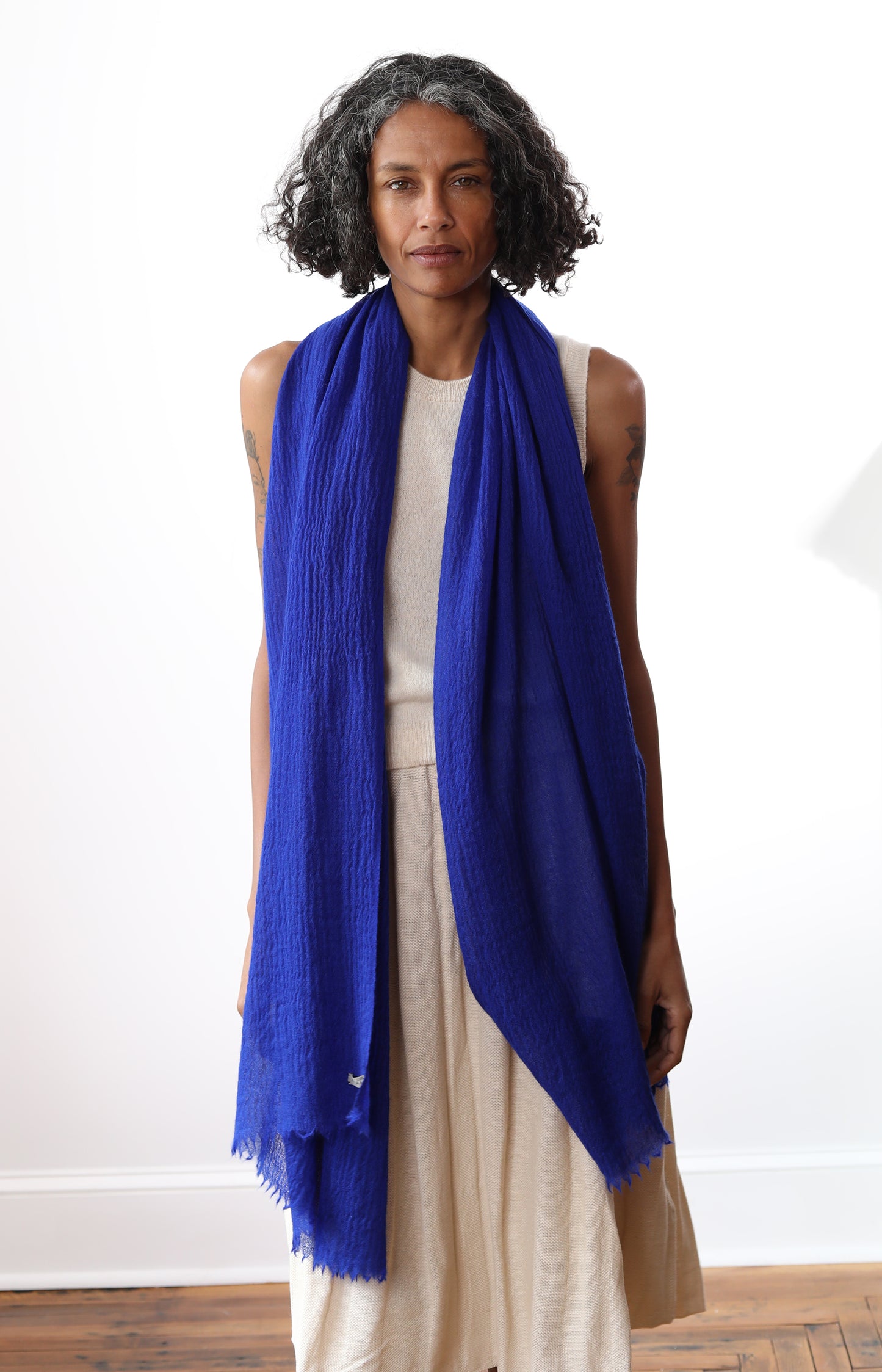 Royal Blue Prince Light Scarf