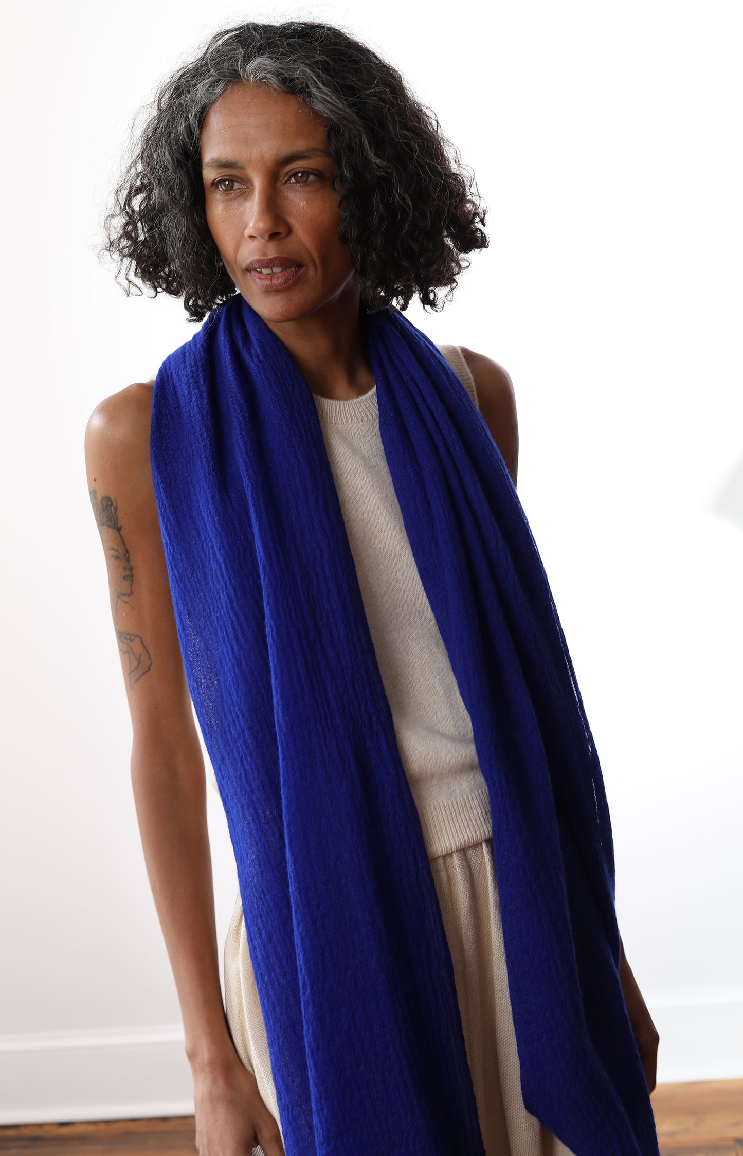 Royal Blue Prince Light Scarf