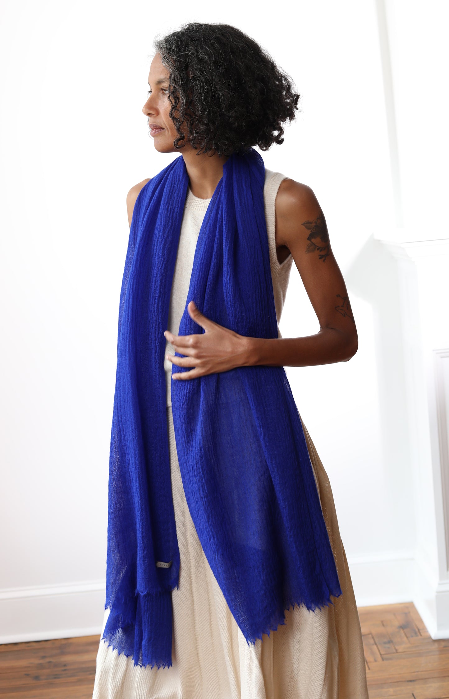 Royal Blue Prince Light Scarf