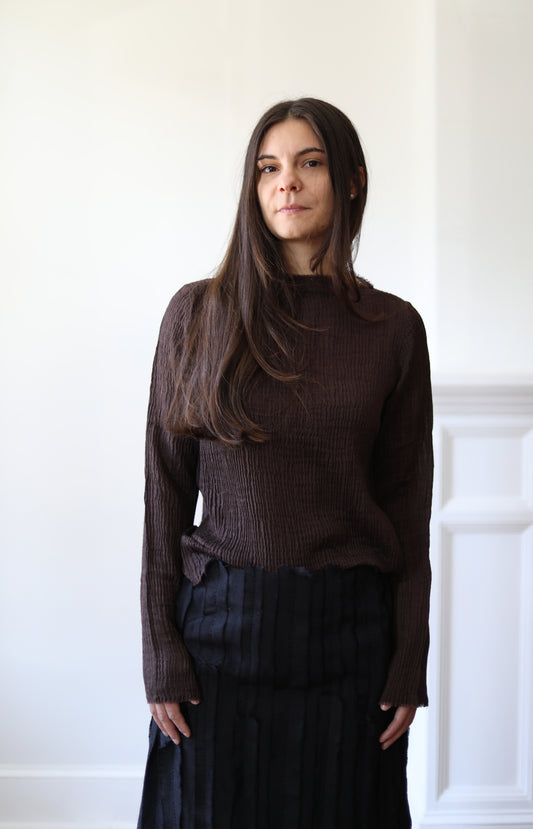 Spring Earth Feather Top