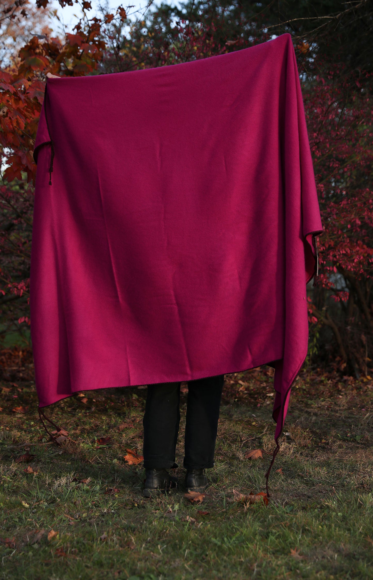 Fuchsia Nomad Dense Boiled Tent Blanket