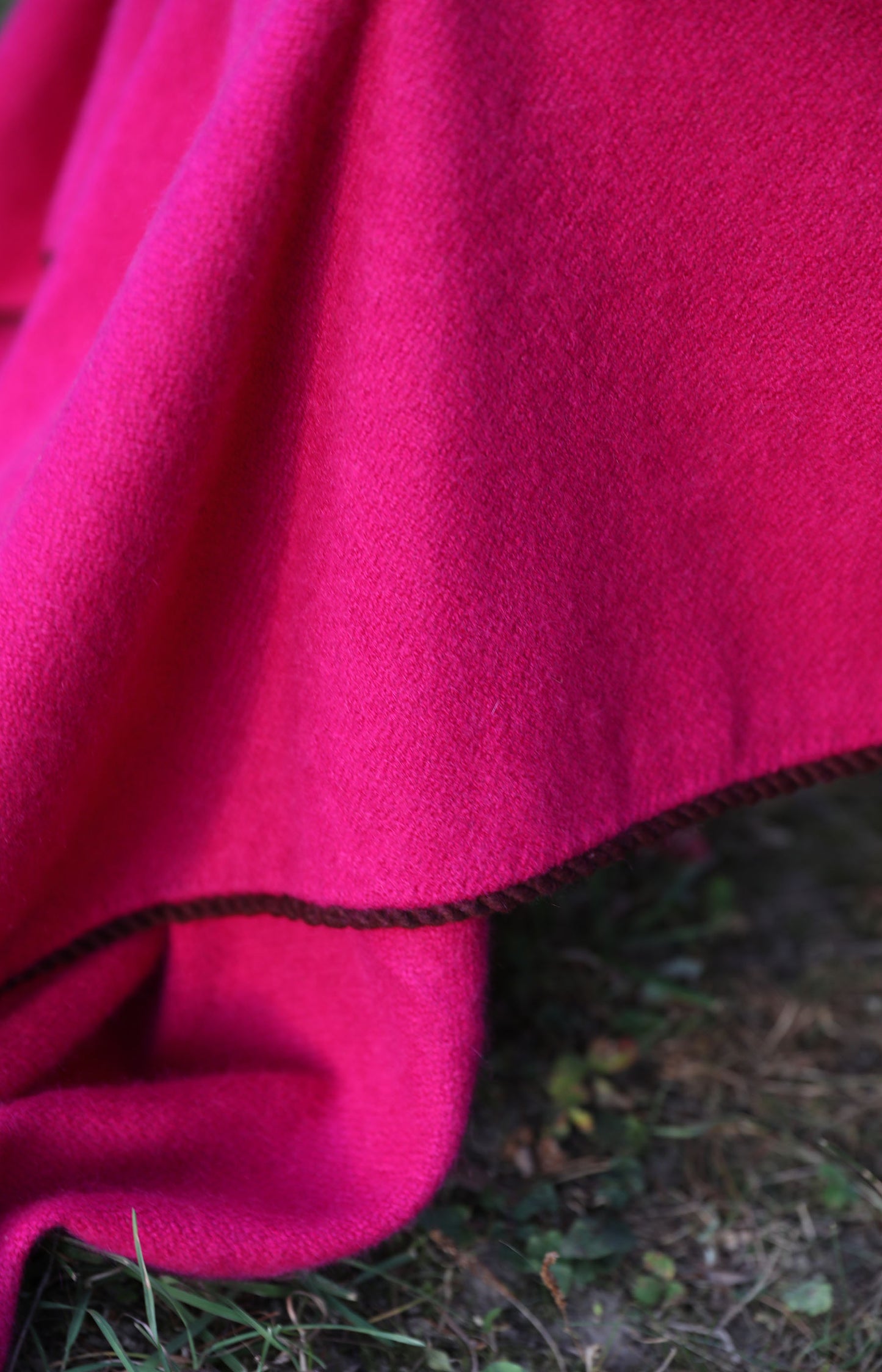 Fuchsia Nomad Dense Boiled Tent Blanket