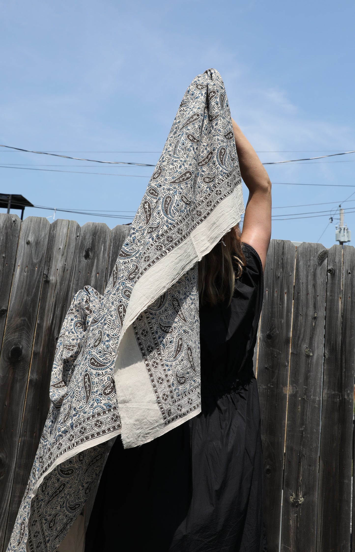 Wood Block Sarong 1