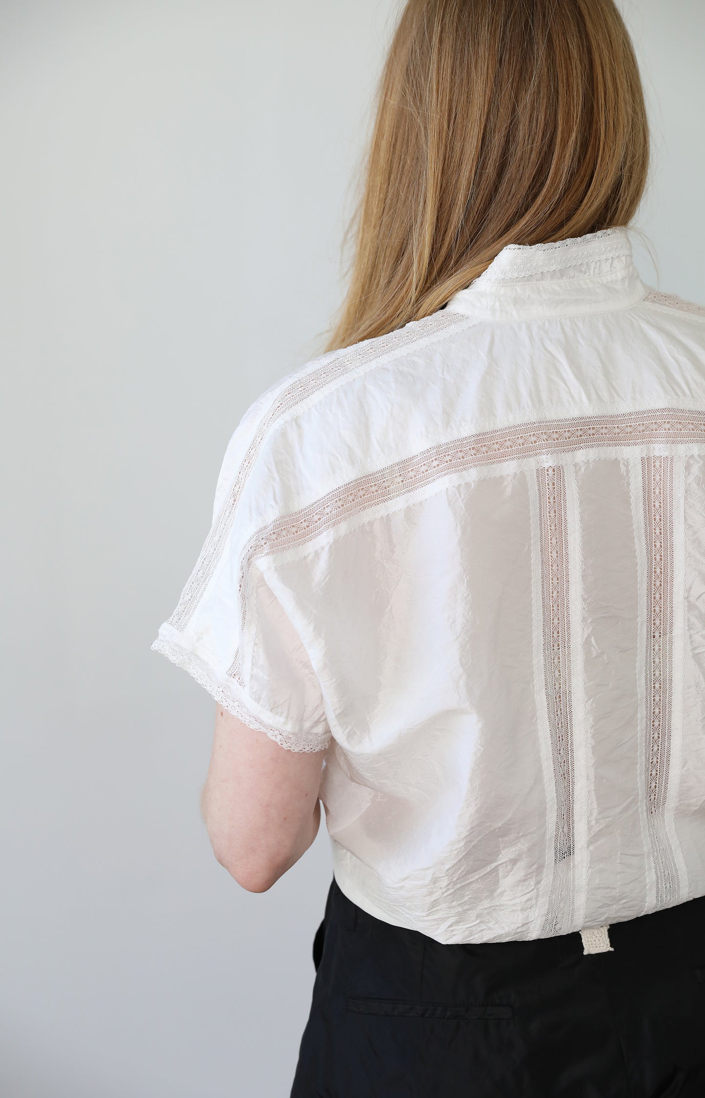 White Silk Shirt