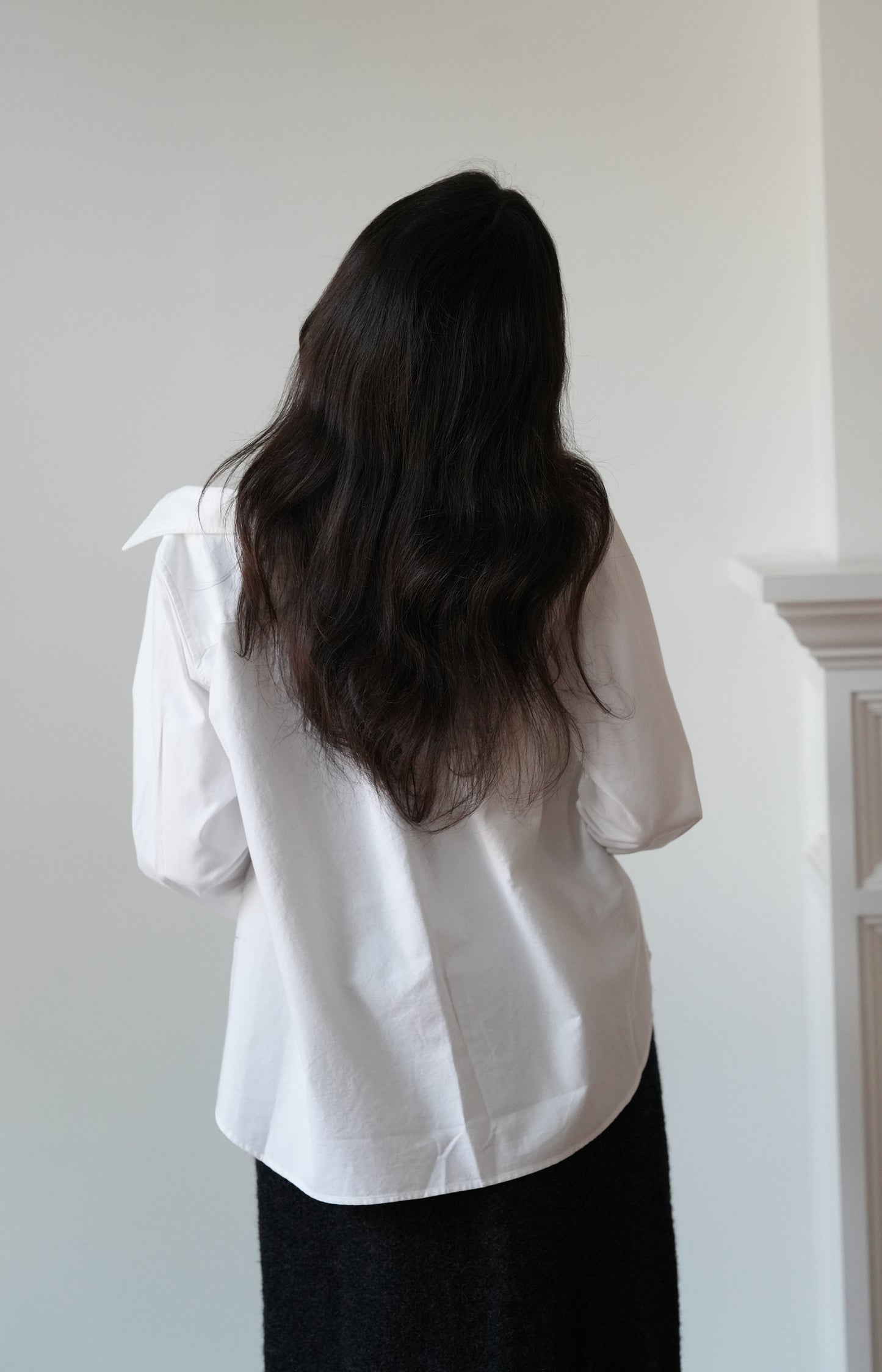 White Cotton Button Shirt