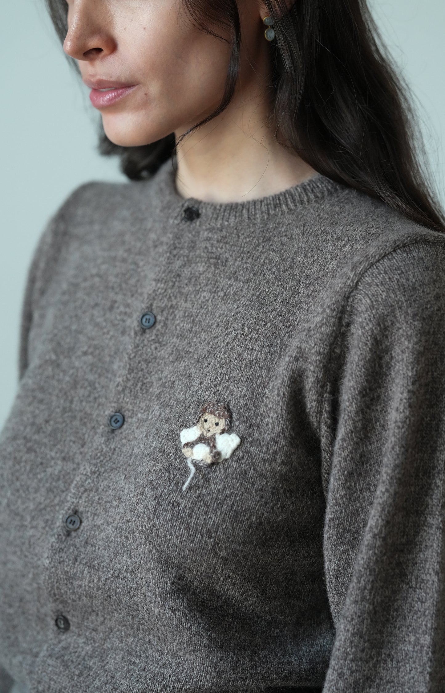 Brown Angel Sweater