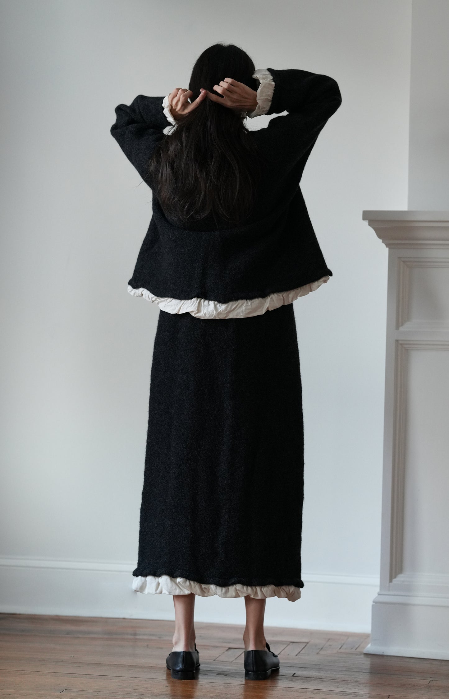 Charcoal Grey Wool Jacket