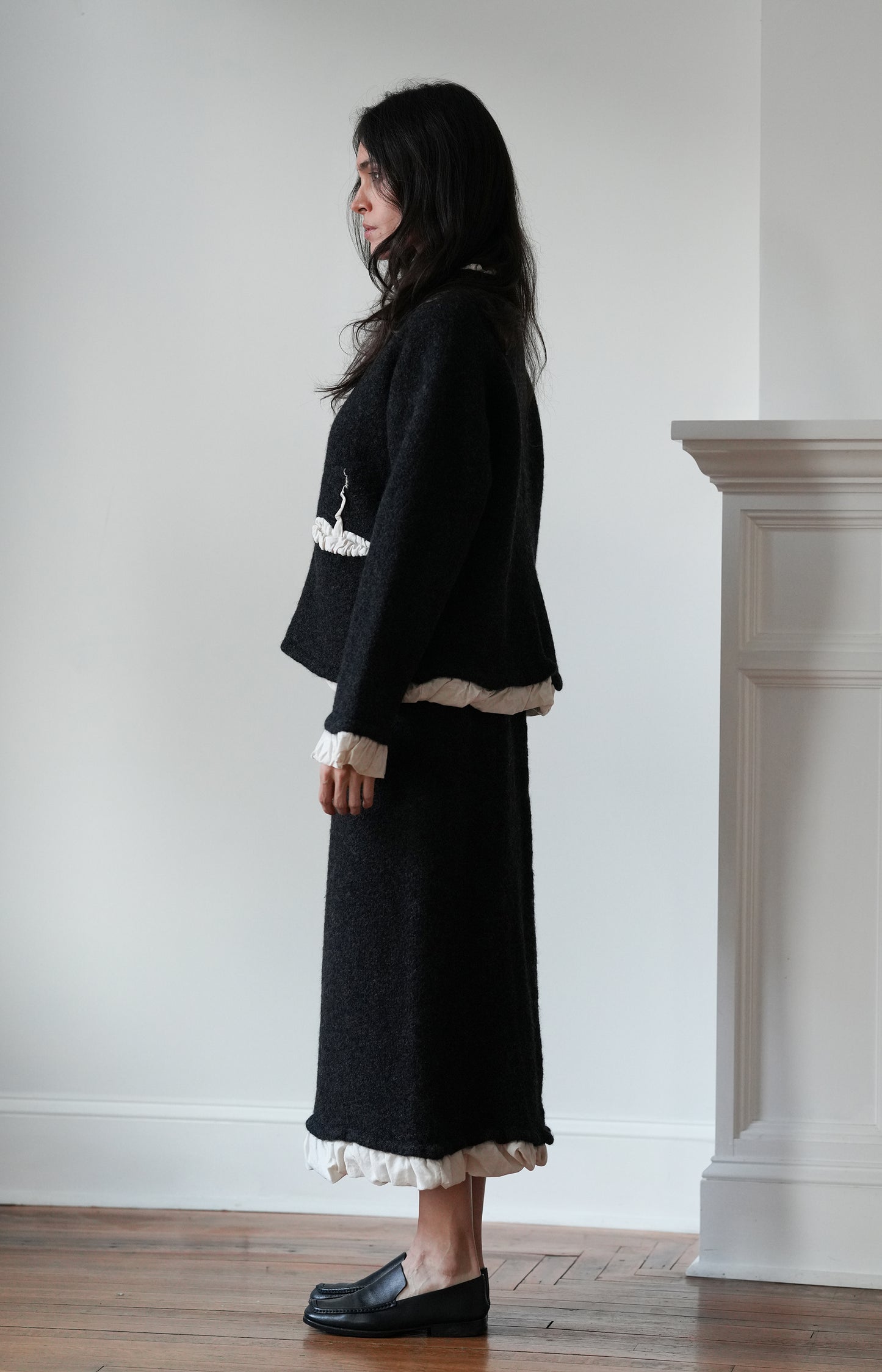 Charcoal Grey Wool Jacket