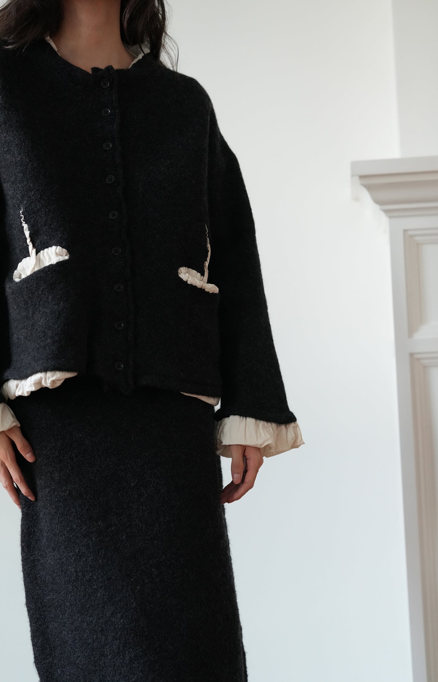 Charcoal Grey Wool Jacket