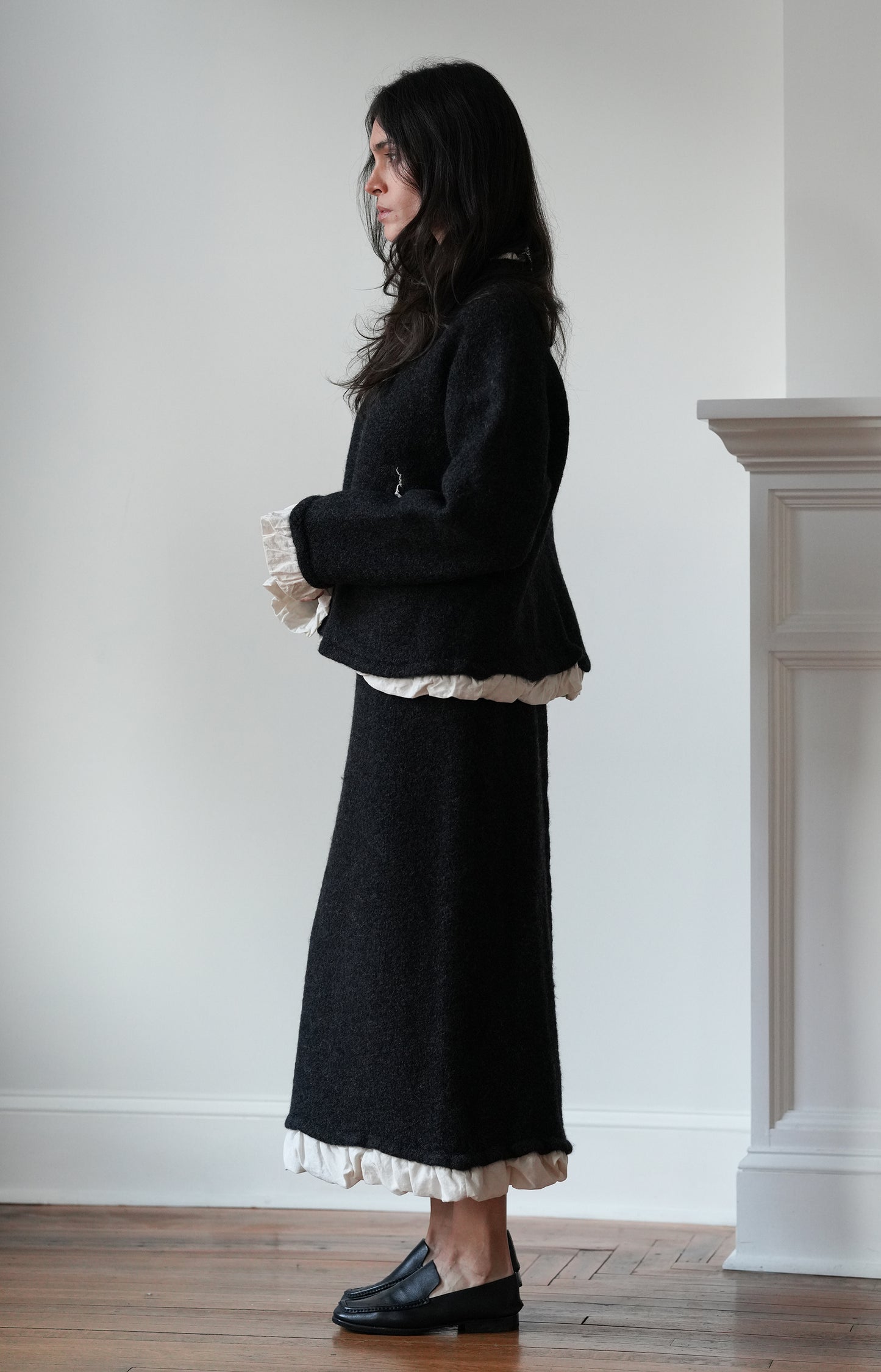 Charcoal Grey Wool Jacket