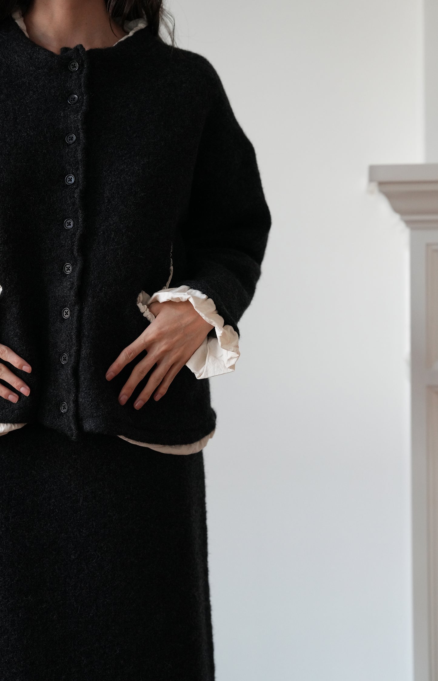 Charcoal Grey Wool Jacket
