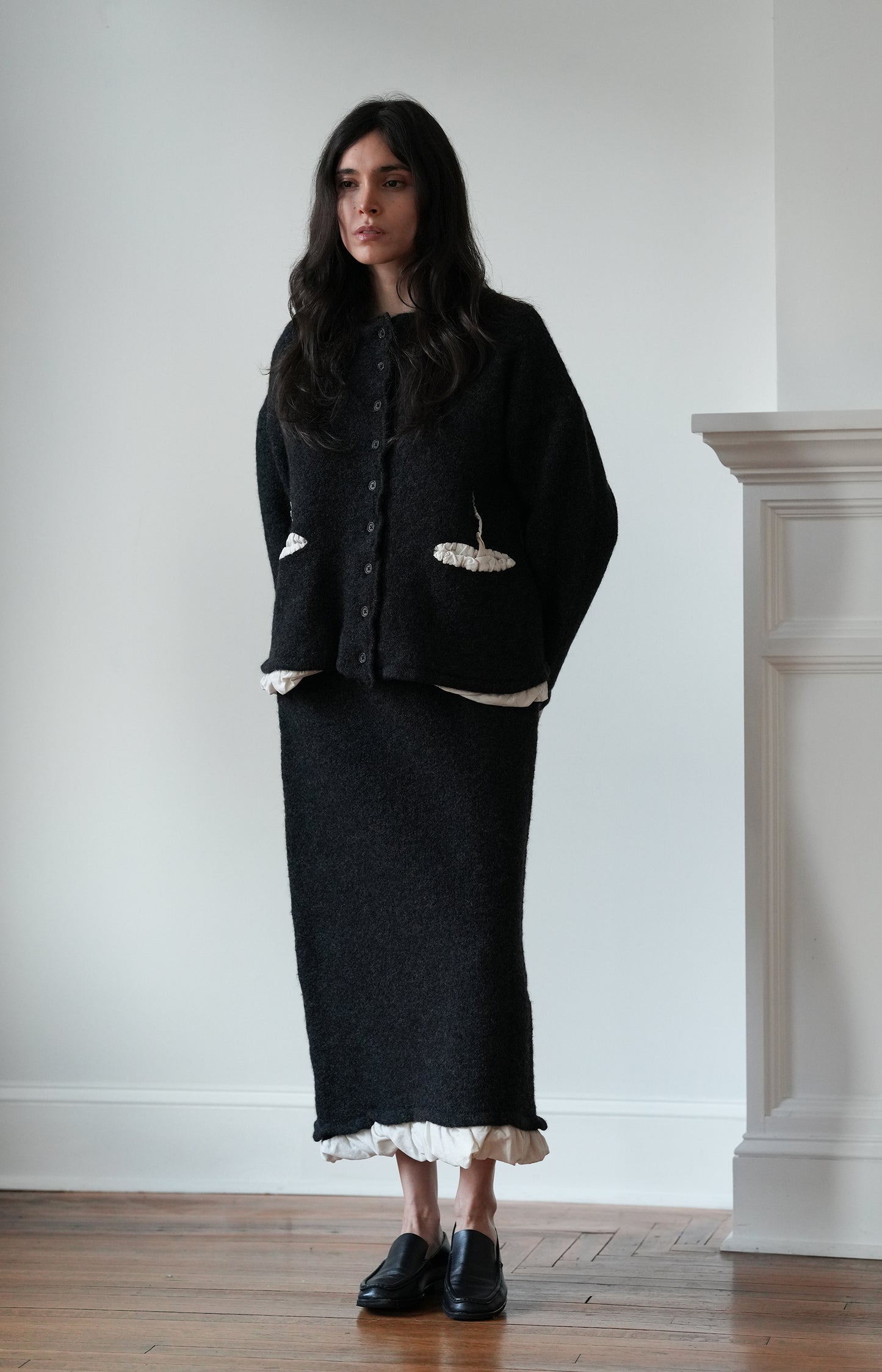 Charcoal Grey Wool Jacket