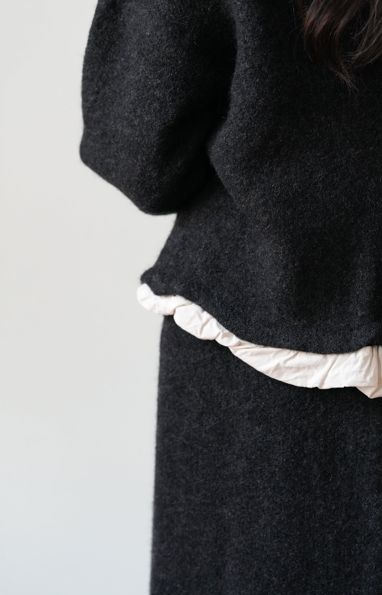 Charcoal Grey Wool Jacket