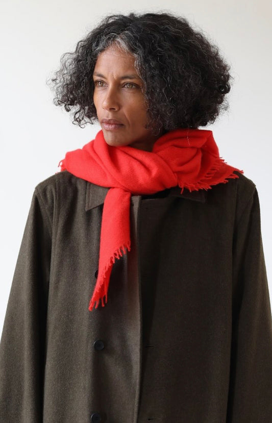 Red Cashmere Scarf
