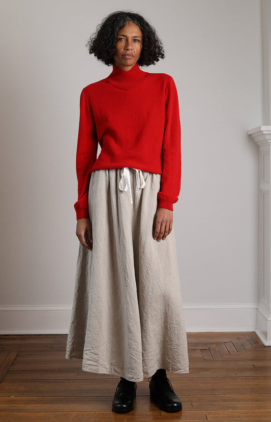 Red Cashmere Turtleneck