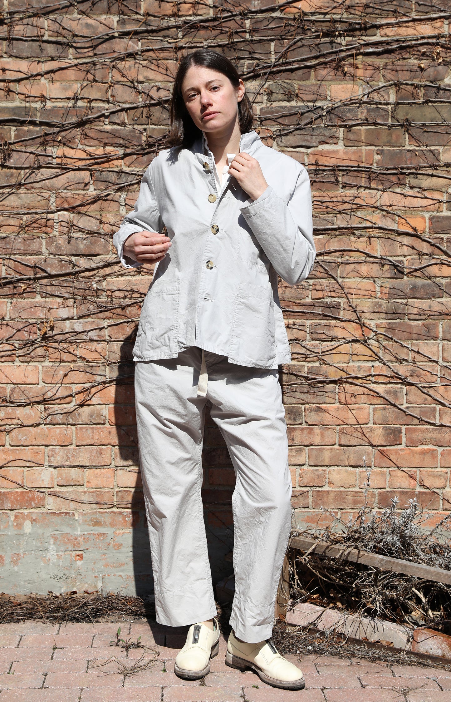 Limestone Cotton Work Jacket