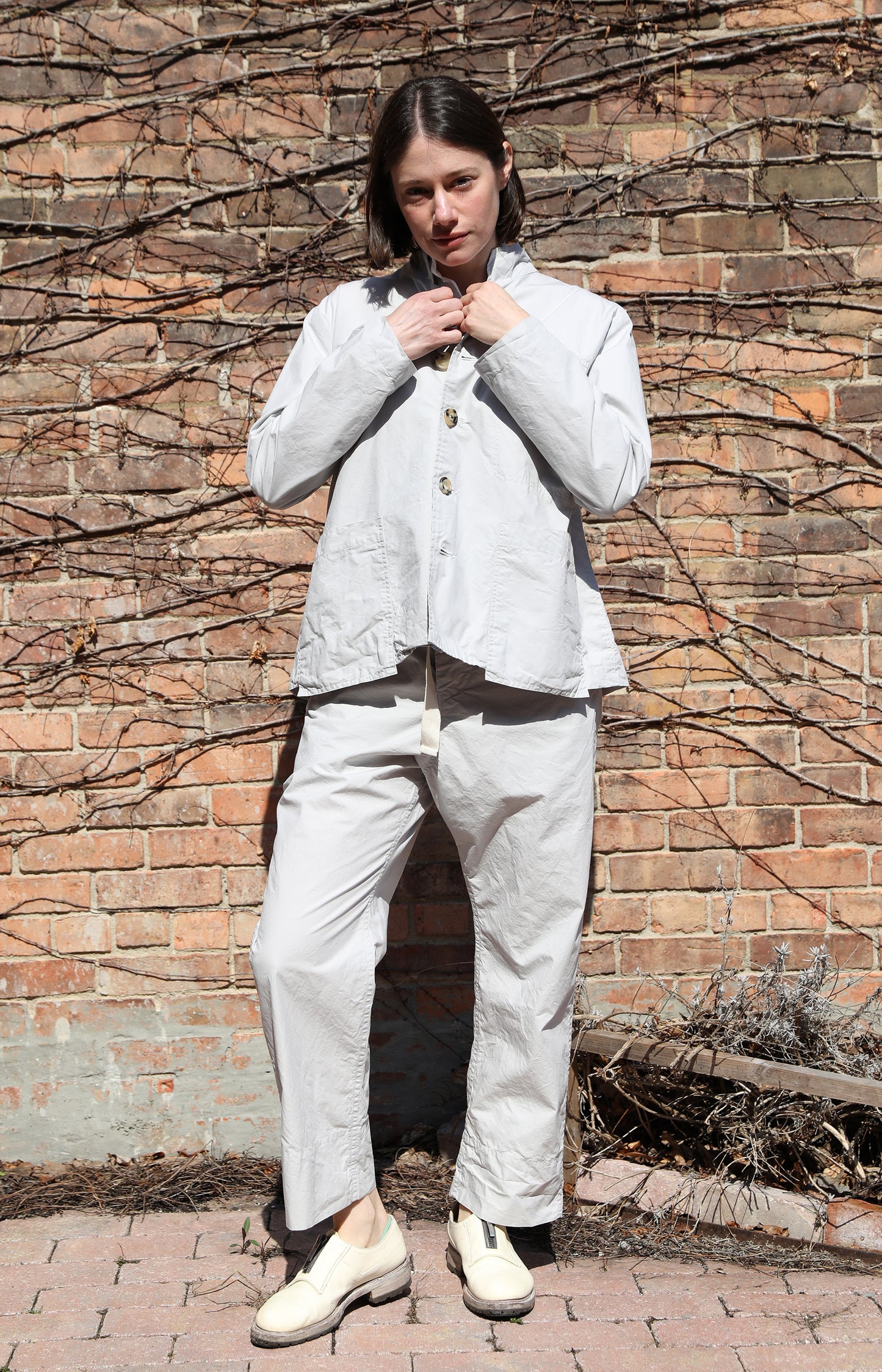 Limestone Cotton Work Jacket