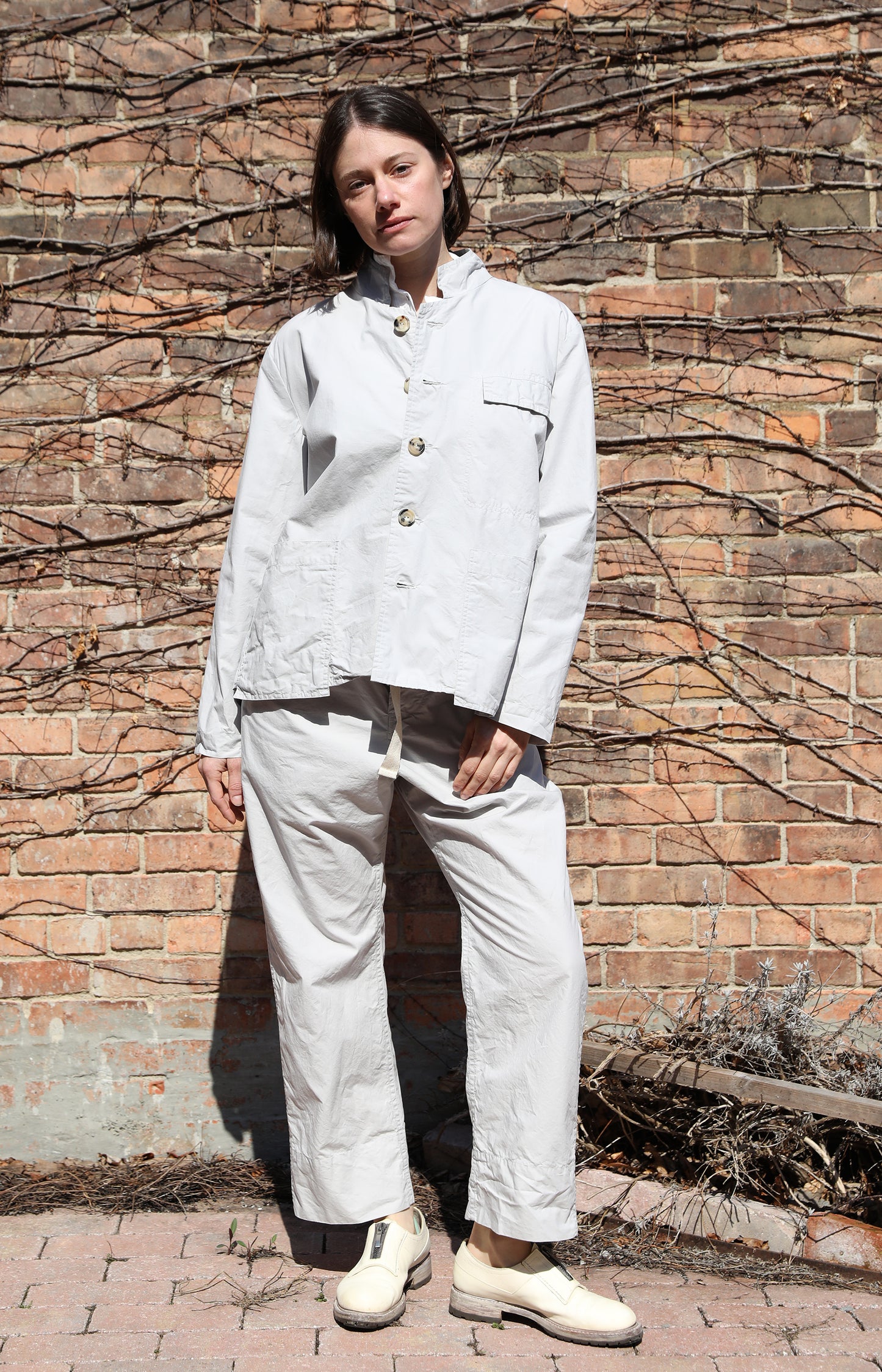 Limestone Cotton Work Jacket