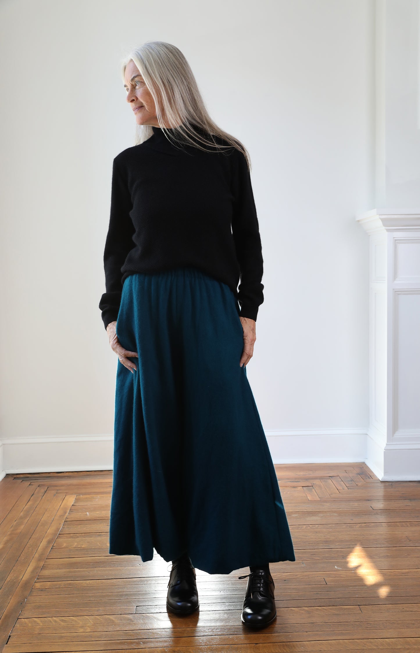 Teal Cashmere WLP Pants