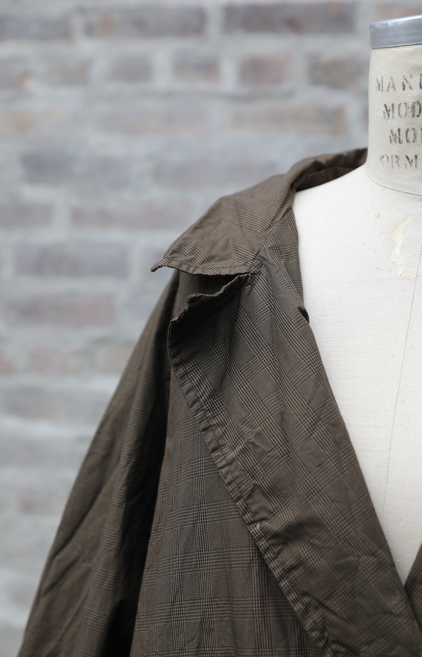 Glen Plaid Glacier Coat