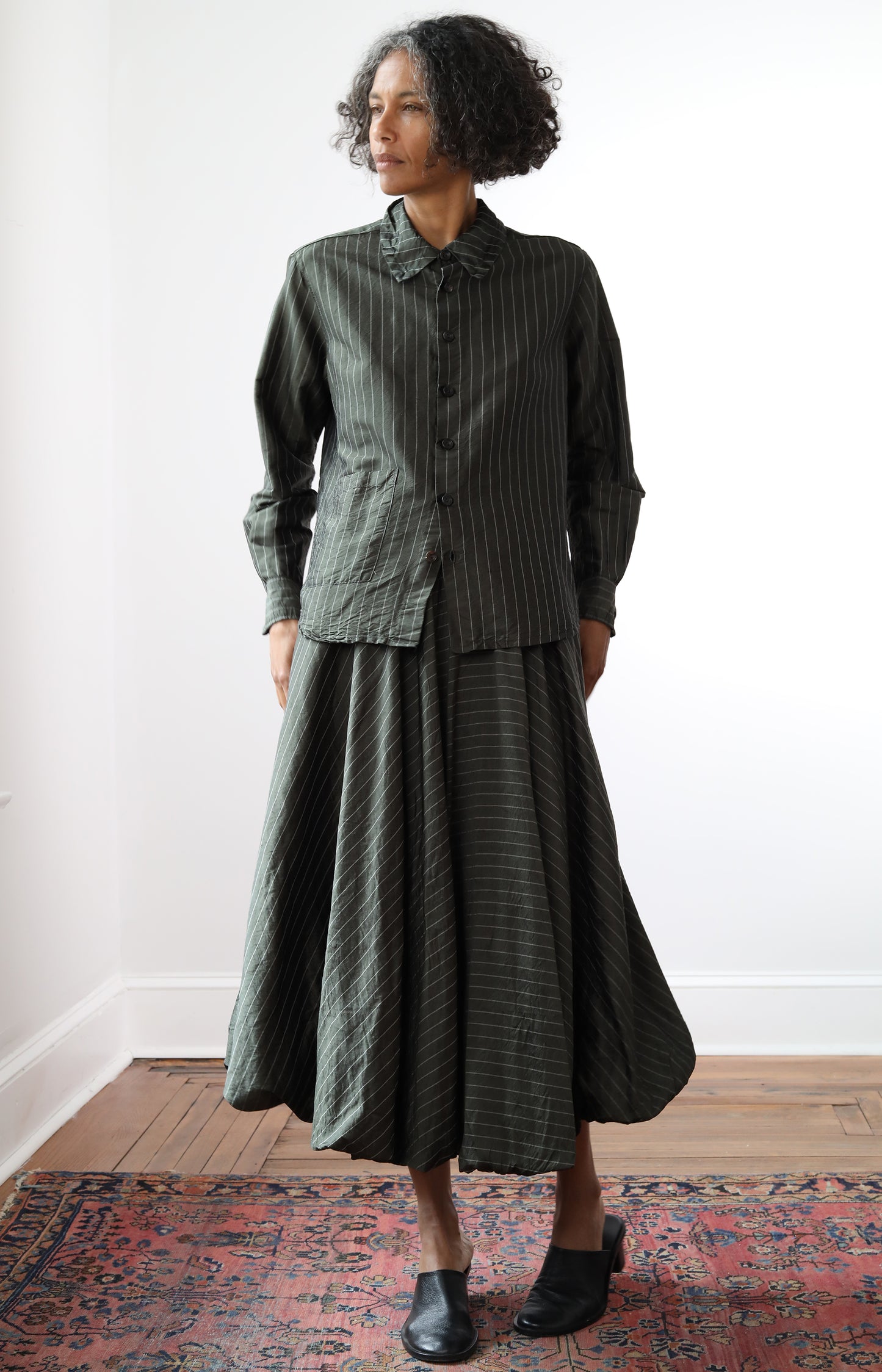 Silk Stripe Shirt