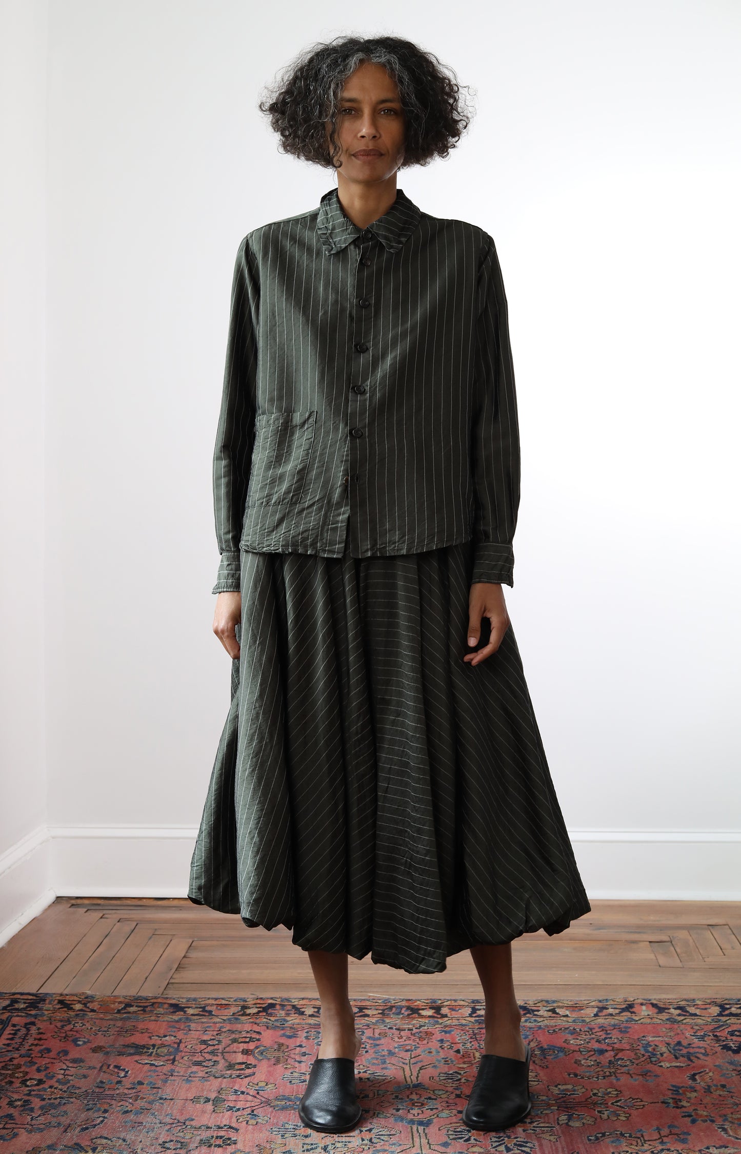 Silk Stripe Shirt