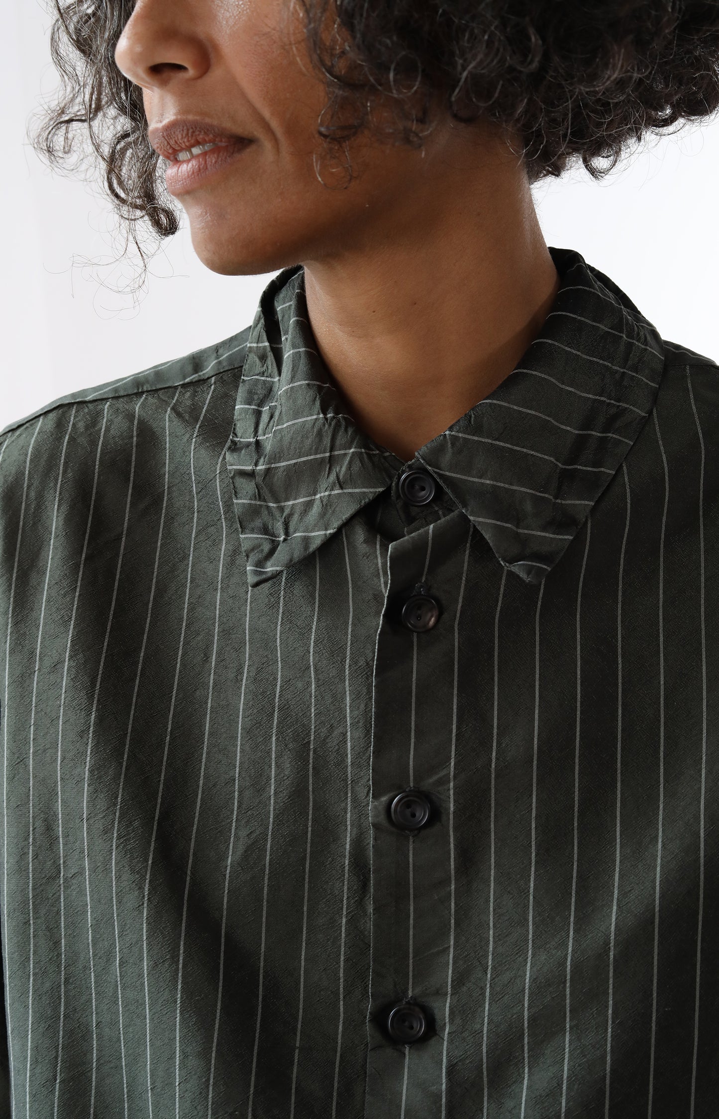 Silk Stripe Shirt